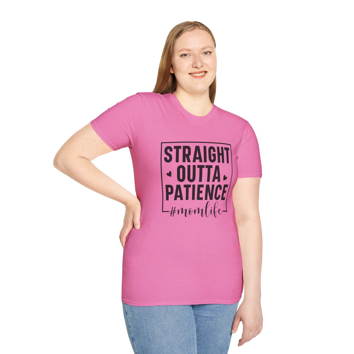 Straight Outta Patient Mom Life Funny Woman T-Shirt